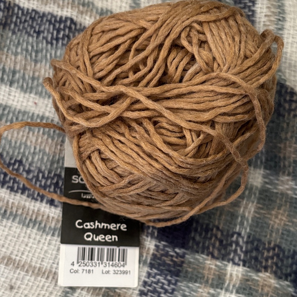 Schoppel Cashmere Queen Yarn DK weight colourway “Camel”